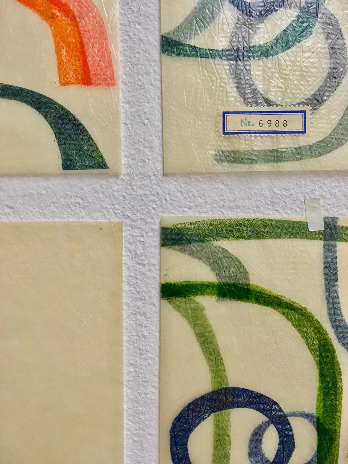 Drucksymposion 19 – Handabzug auf Transparentpapier, Katinka Molde