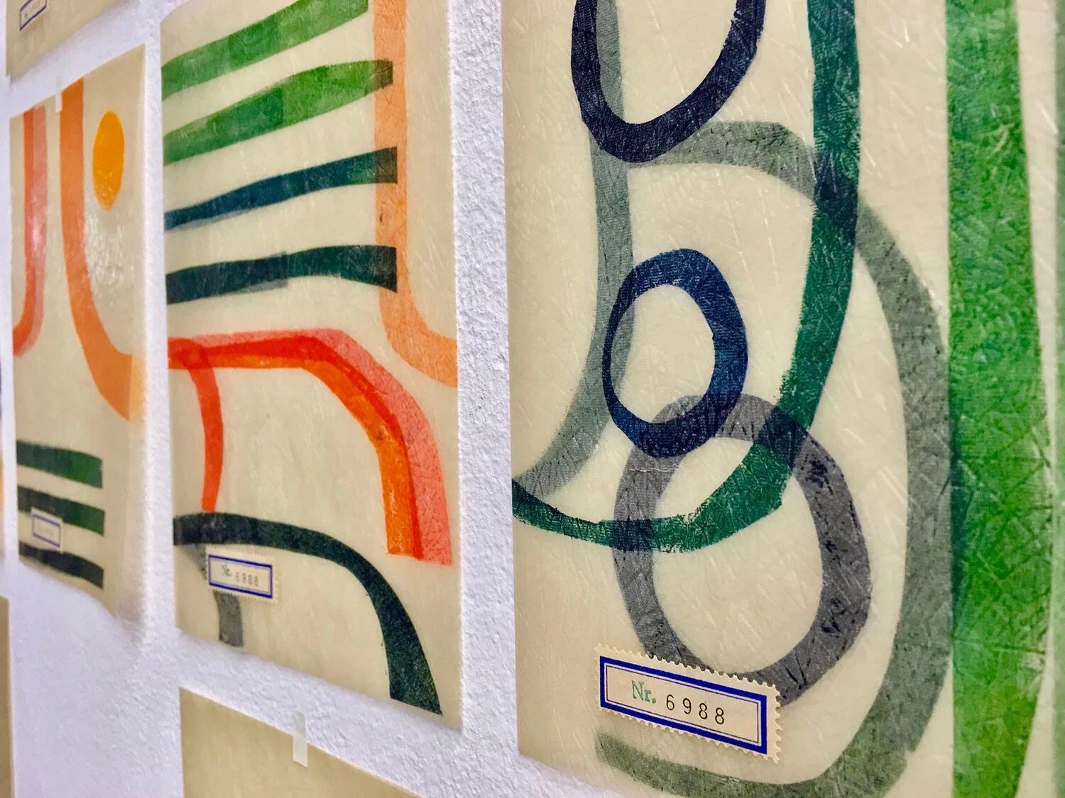 Drucksymposion 19 – Handabzug auf Transparentpapier, Katinka Molde