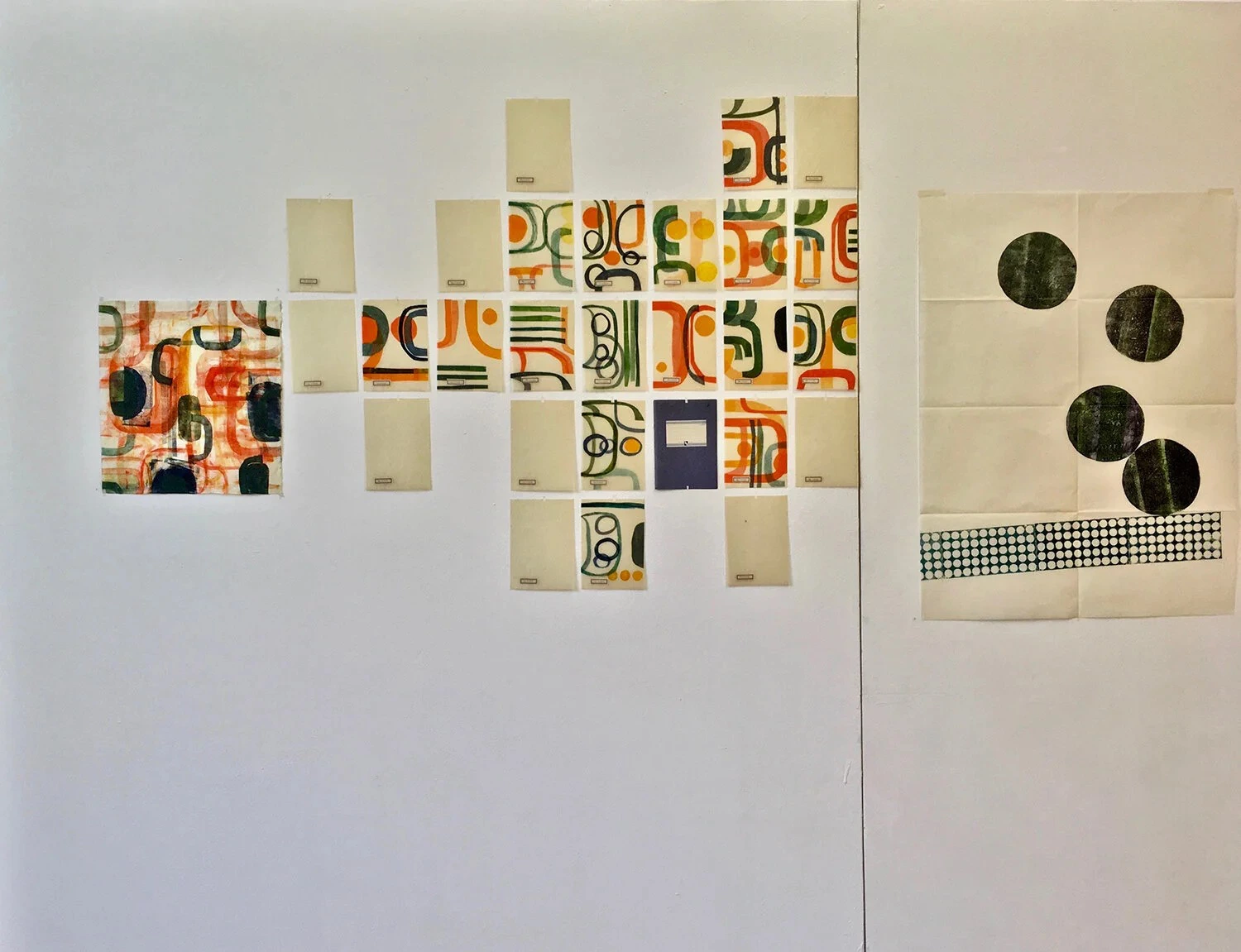 Drucksymposion 19 – Handabzug auf Transparentpapier, Katinka Molde