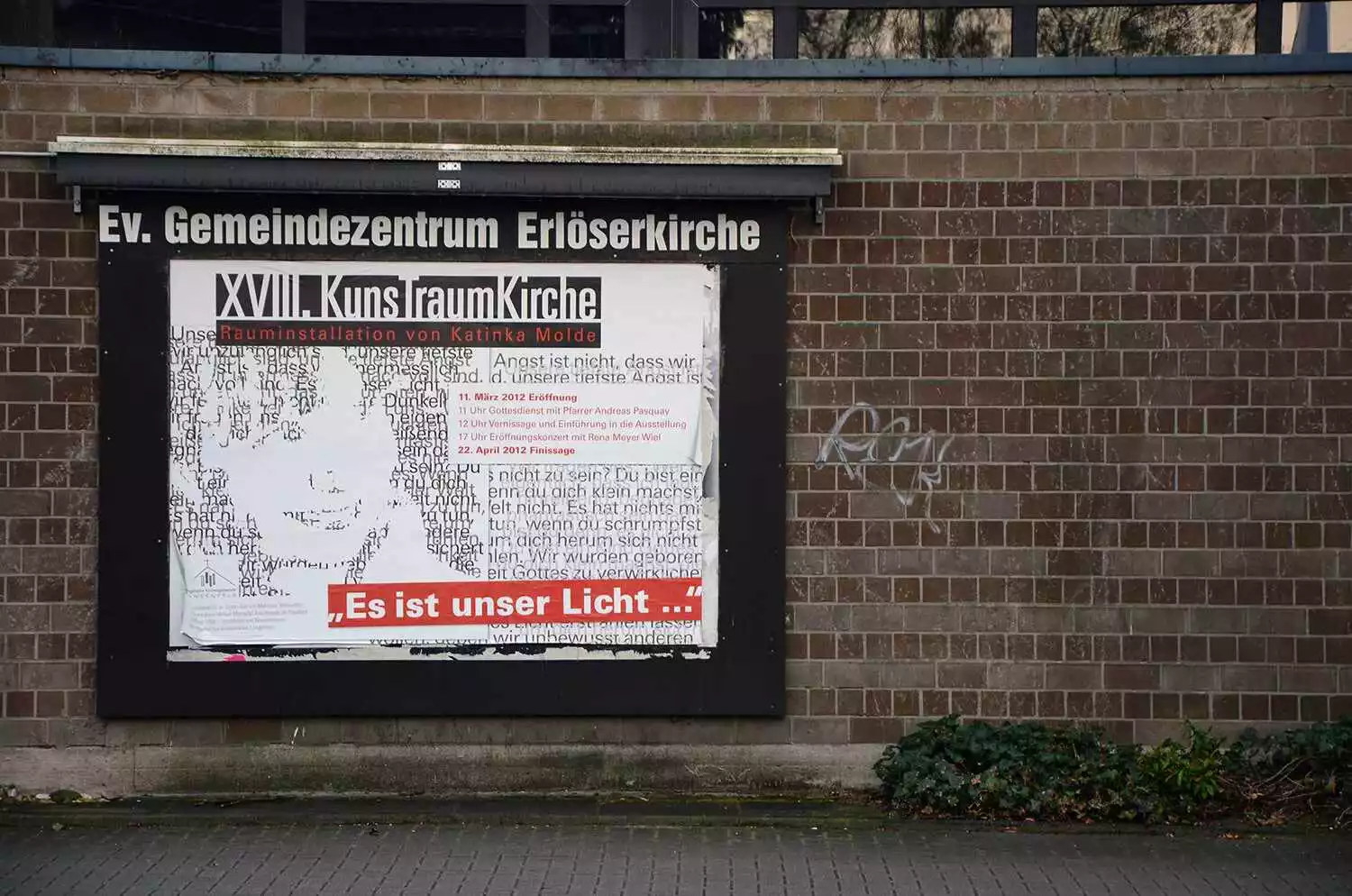 Es ist unser Licht – Kirchenrauminstallation, Katinka Molde