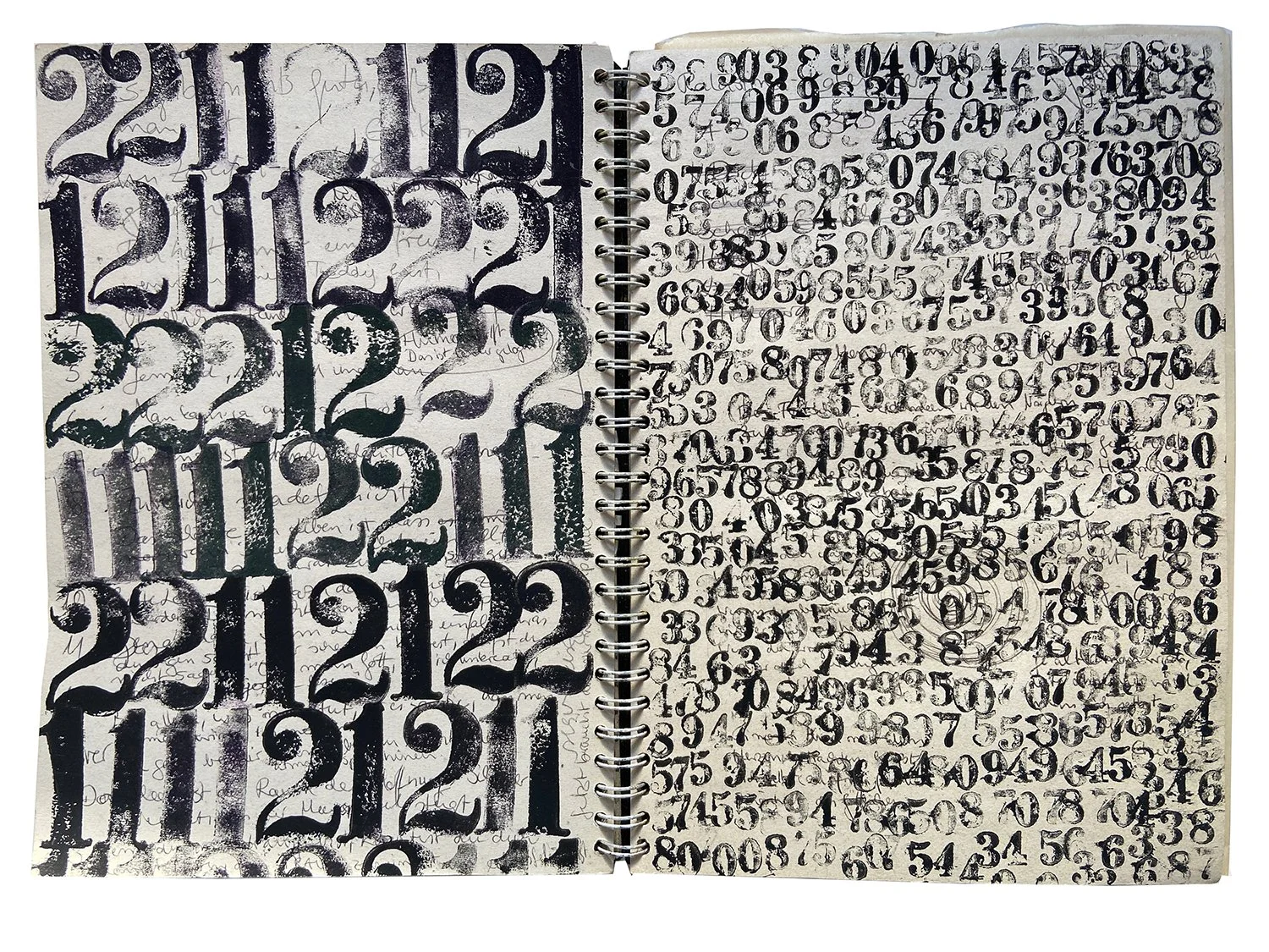 Erledigt – Übermaltes Notizbuch, Katinka Molde