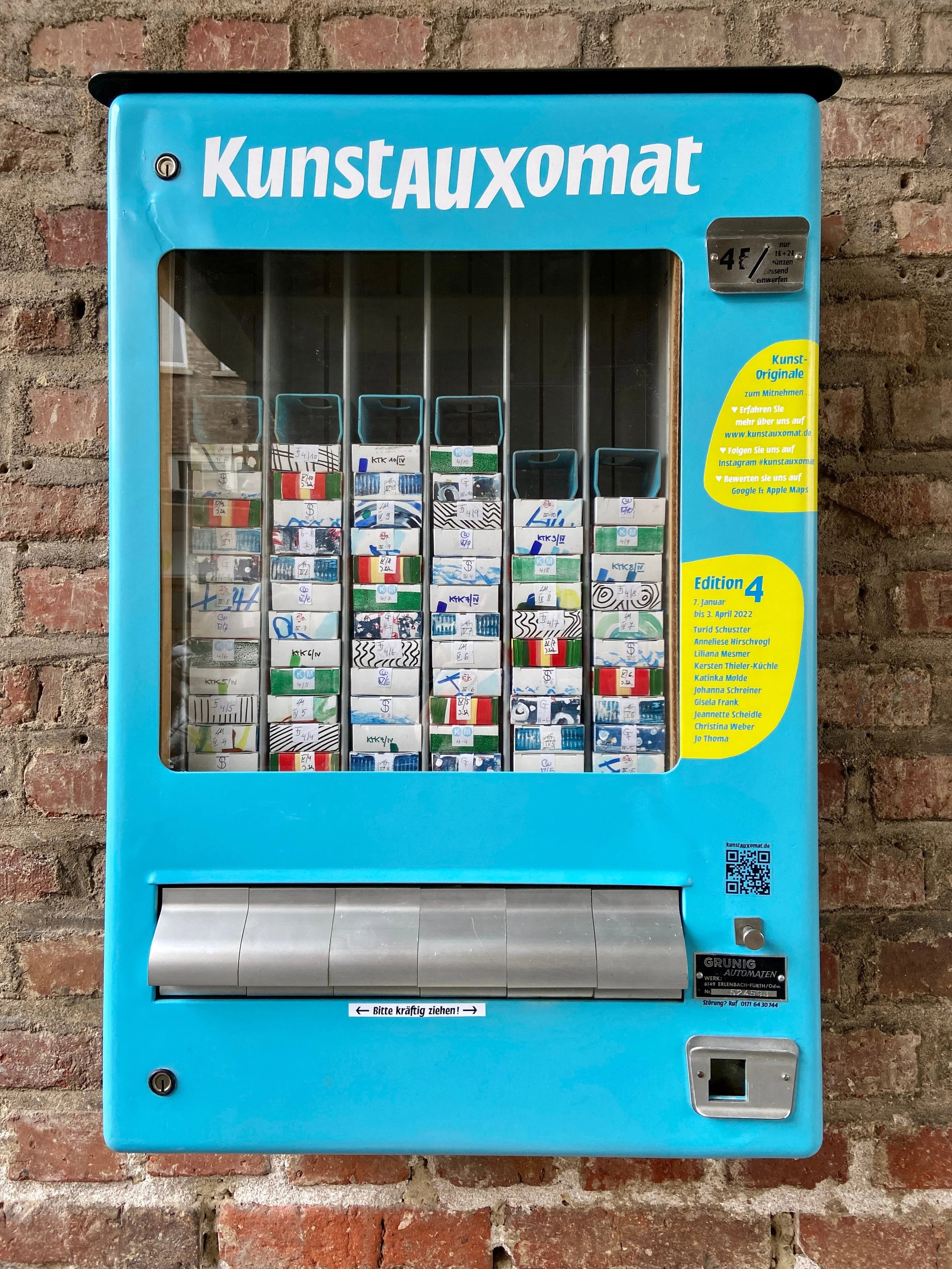 Kunstauxomat am Augsburger Stadtmarkt